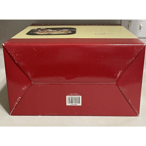 Fitz & Floyd Winter Holiday‎ Santa Server (2006) Gold Tones 12 1/2" EUC - Picture 16 of 16